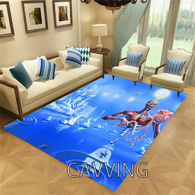 

Готический винтажный Ретро-коврик с 3D рисунком в виде черепа, противоскользящий большой коврик, домашний декор для гостиной, спальни, домаш...