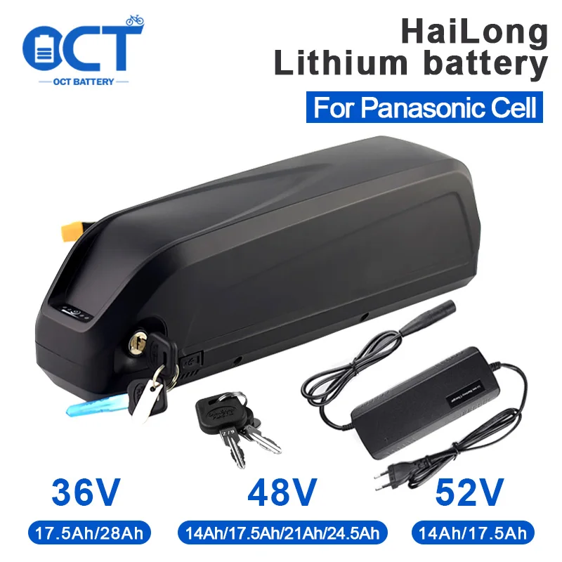 Аккумулятор для электрического велосипеда Hailong 18650 48 В 36 литиевая батарея 350 Вт 500