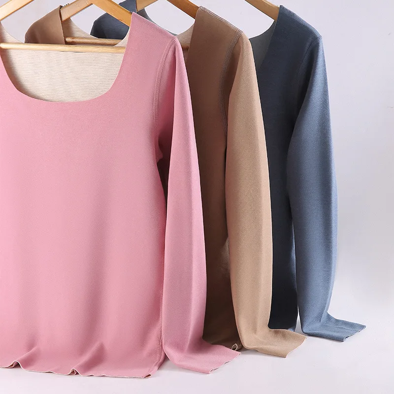 Thermal Underwear Men Winter Clothes Seamless Thick Double Layer Warm Lingerie Women Thermal Clothing Set Woman 2 Pieces