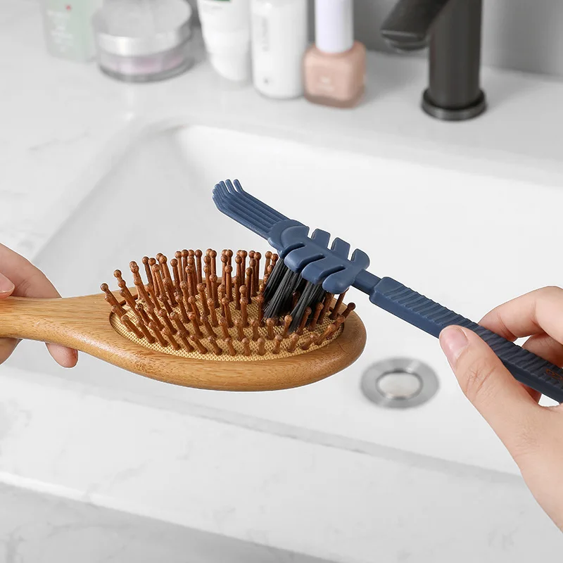

2in1 Cleaning Tool Creative Comb Cleaning Brush Hair Dirt Remover Embedded Tool Hair Brush Wholesale For Home Salon Mini 2023