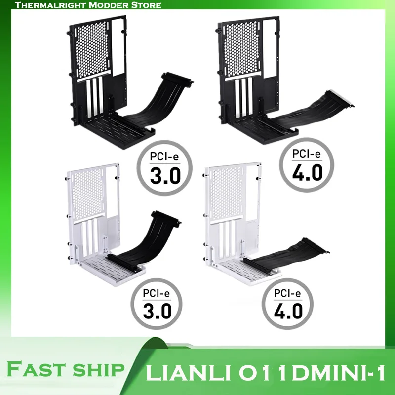 Вертикальный кронштейн для графического процессора LIAN LI для O11D MINI/Air Mini чехол, кабель переходника 200 мм, Поддержка графического интерфейса PCI-E 3,0