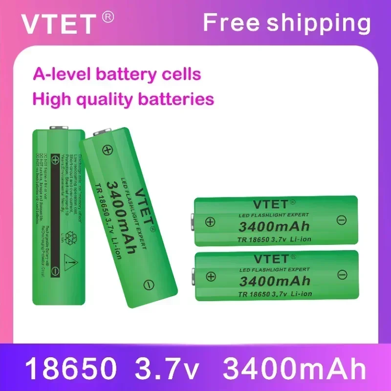 Перезаряжаемая литий-ионная батарея для светодиодного фонарика игрушек