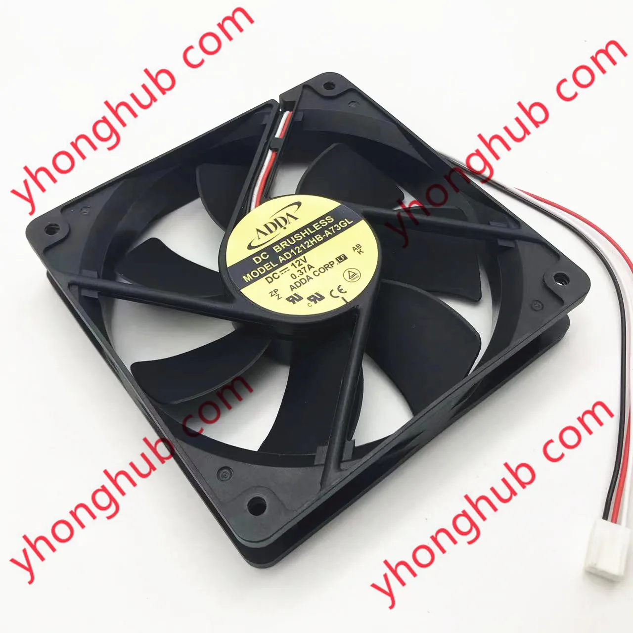 Охлаждающий вентилятор для сервера ADDA AD1212HB-A73GL, постоянный ток 12 В, 120 А, 120x25 мм, 3 провода
