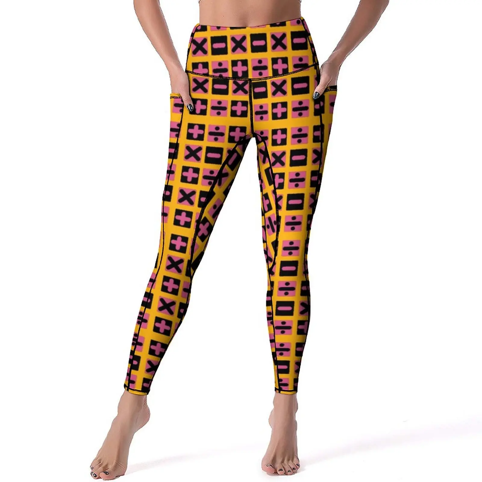 

Jojo Print Leggings Sexy Trish Una Inspired Fitness Yoga Pants Push Up Stretchy Sports Tights Pockets Novelty Custom Leggins