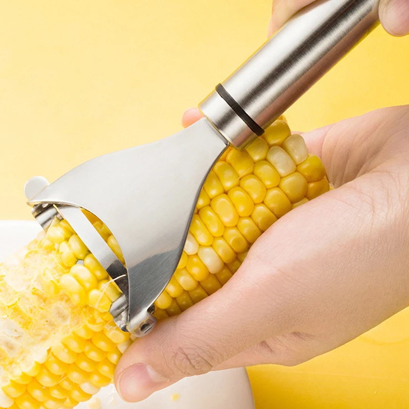 

Stainless Steel Corn Stripper Corns Threshing Device Thresher Corn Grater Kerneler Peeler Fruit Vegetable Tools Kitchen Gadgets