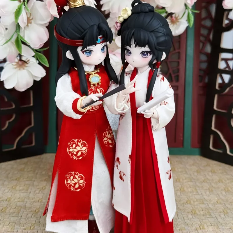 Фото Коллекционная шарнирная фигурка BJD Come4free Dream Of The Red Chamber Линь Дайюй в стиле аниме, китайская кукла для фанатов аниме, в закрытой упаковке №5
