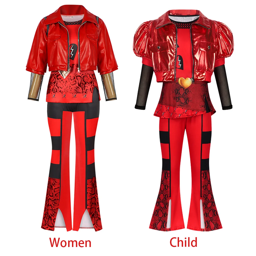 Фильм Красная Королева косплей Хэллоуин Косплей Сердец дочь униформа Комплект The