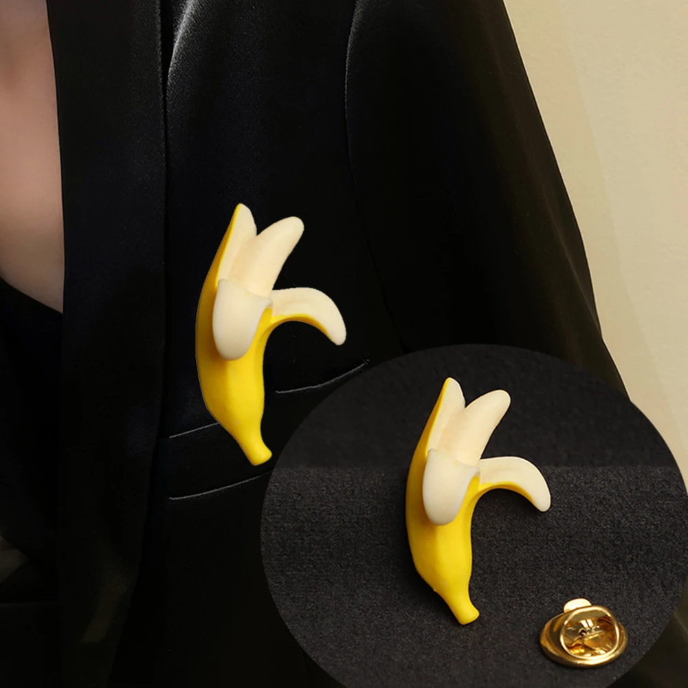 Эмалированная брошь в сумке, яркая брошь в форме подсолнуха на день матери, брошь в форме банана, эмалированная брошь в форме яблока