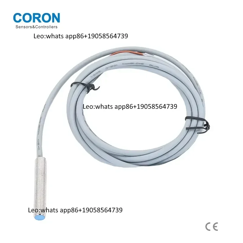 Фото Индуктивный датчик приближения CORON CMJ-A8M-2ANB взрывозащищенного типа, M8, NPN, нормально замкнутый, с выводами, врезной монтаж №5