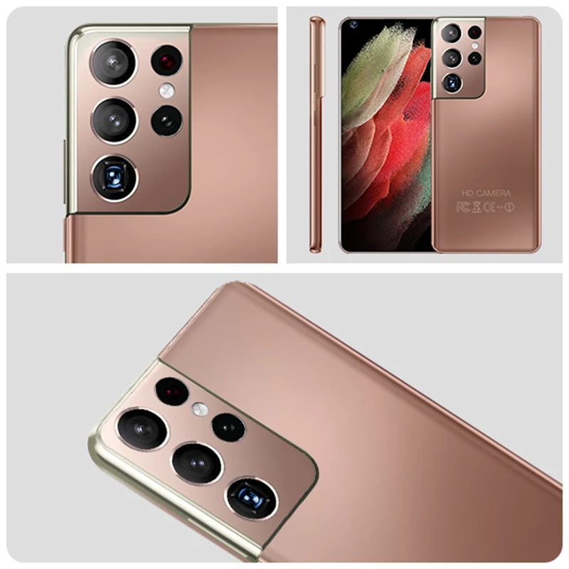 new s22 ultra global version 7 3 inch smartphone 16gb1tb 6800mah 48mp 5g network 10 core unlock phones free global shipping