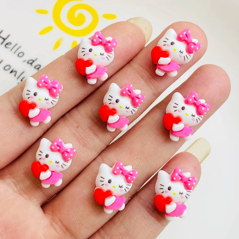 

20 шт. милый мини-мультяшный котенок, фигурка животного из смолы, поделки, скрапбукинг, ювелирные изделия «сделай сам», детский подарок, шпилька, аксессуары A88