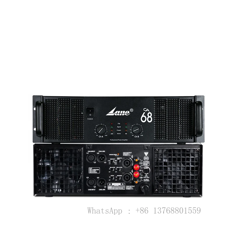 Lane CA68 Новый усилитель мощности 10000 Вт высокого качества
