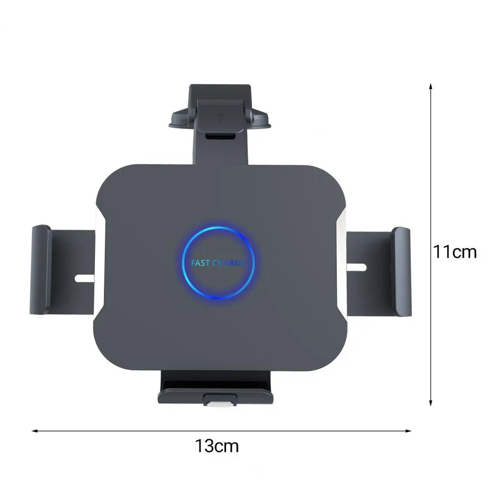Wireless Car Charger Rotate 360 Degree 15W Double Coil Stable Output Air Vent Car Charger Phone Holder for Samsung Galaxy Fold 3