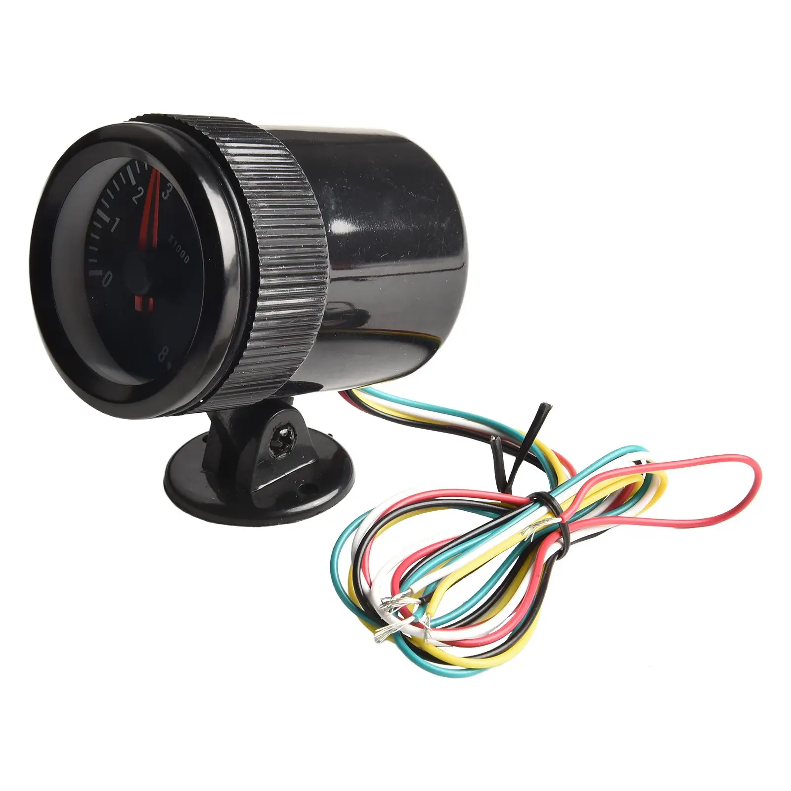 Автомобильный тахометр с реальными данными 2 дюйма. Диаметр 52 мм Черный