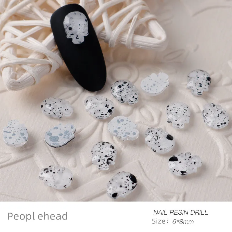 

Free Shipping the Latest Black and White Flat-bottomed Special-shaped Diamond Nail Bag Bag Garment Garment Jewelry