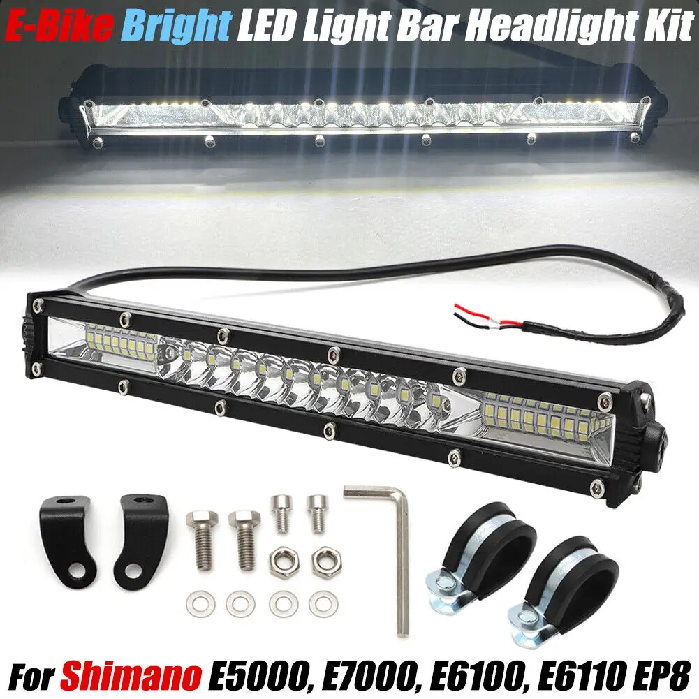 

Высокопроизводительная компактная фотовспышка, Однорядная вспышка с комбинированным лучом для электронного велосипеда Shimano E5000, E7000, E6100, ...