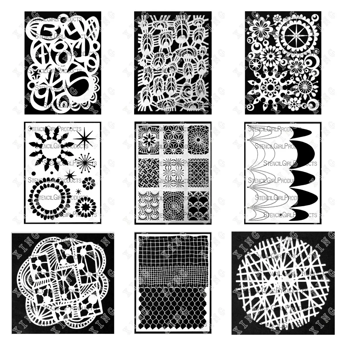

Mixup Kalbach Circle Bead Swag Sticks Chicken Wire Sidetrack Twister Connection Stencils Diy Paper Card Coloring Drawing Molds
