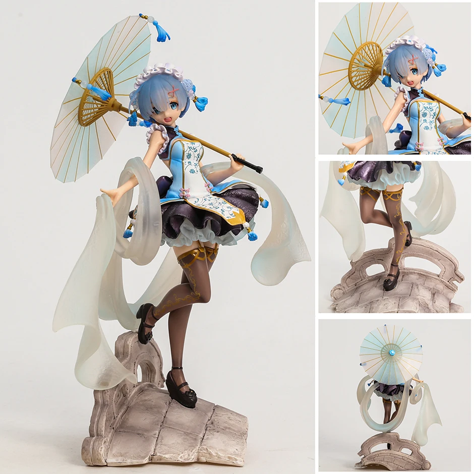 

Фигурка из аниме «Re: жизнь в другом мире от нуля Rem Qilolita Ver», фигурка из ПВХ, модель игрушки