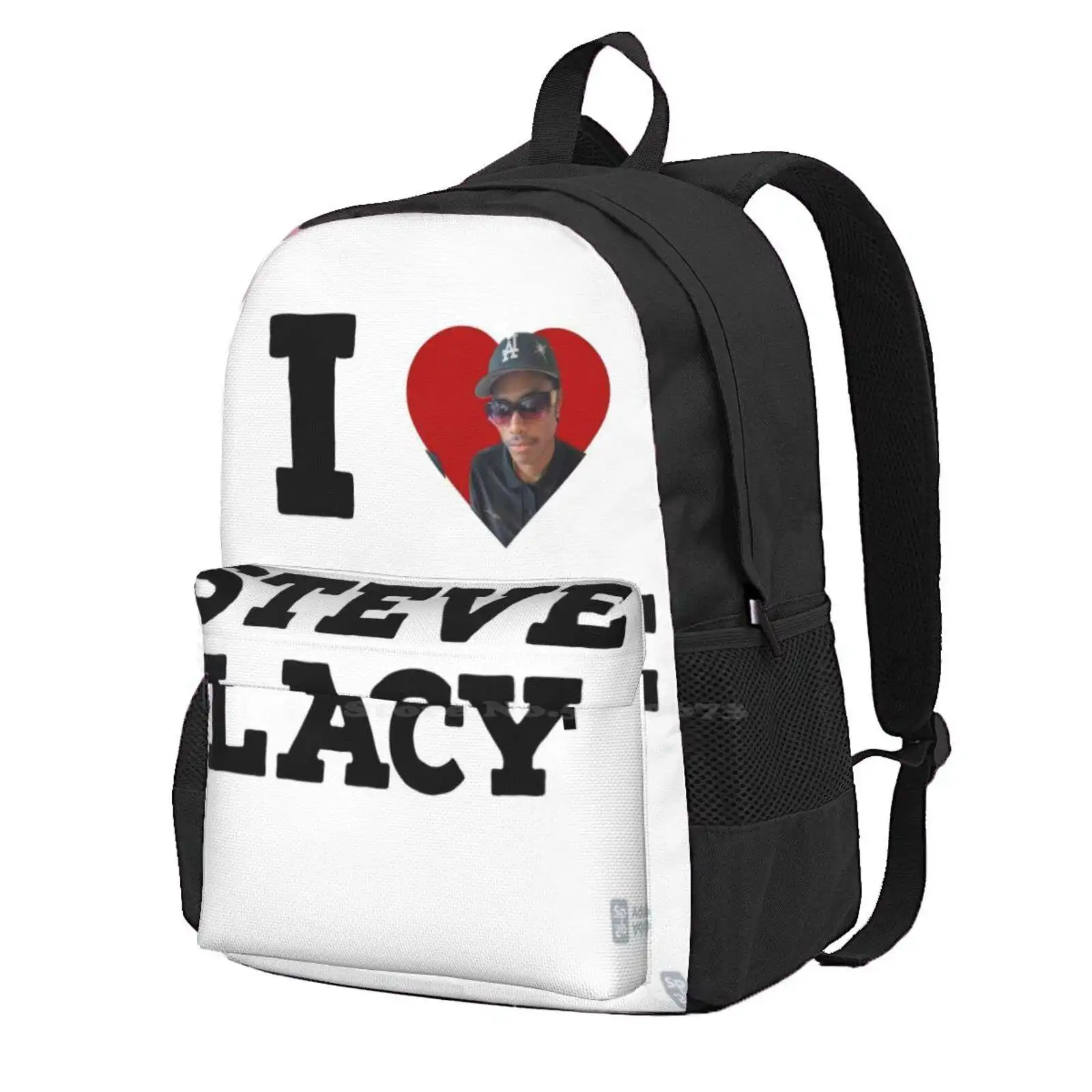 

I Heart Steve Lacy Bag Backpack For Men Women Girls Teenage Music Tyler The Creator The Internet Indie Syd Apollo Xxi Kali