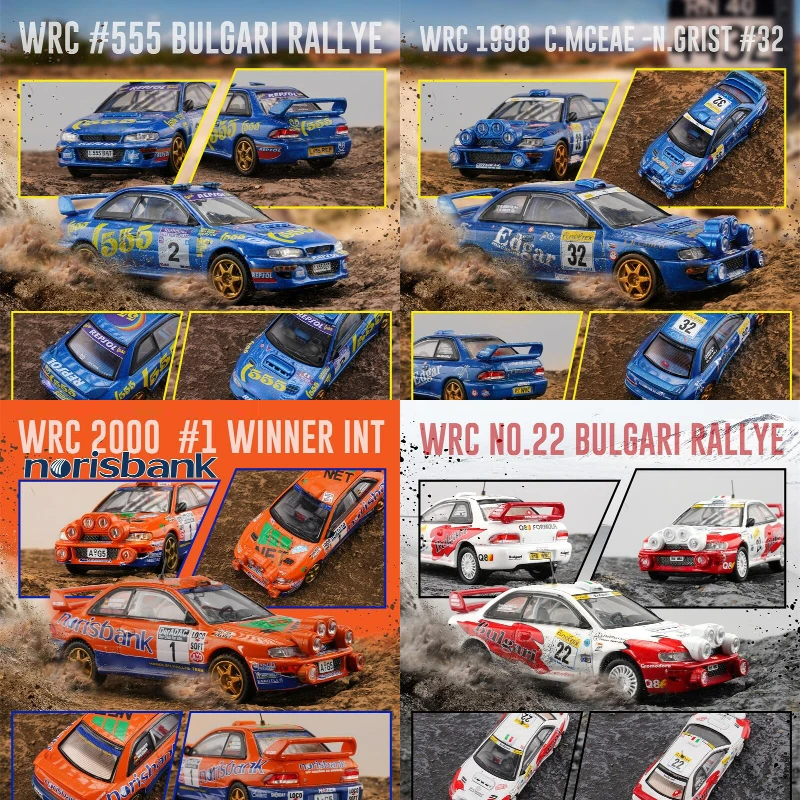 Фото Fine Works64 1:64 WRC Rally Champion Limited500 Литая под давлением модель автомобиля №1