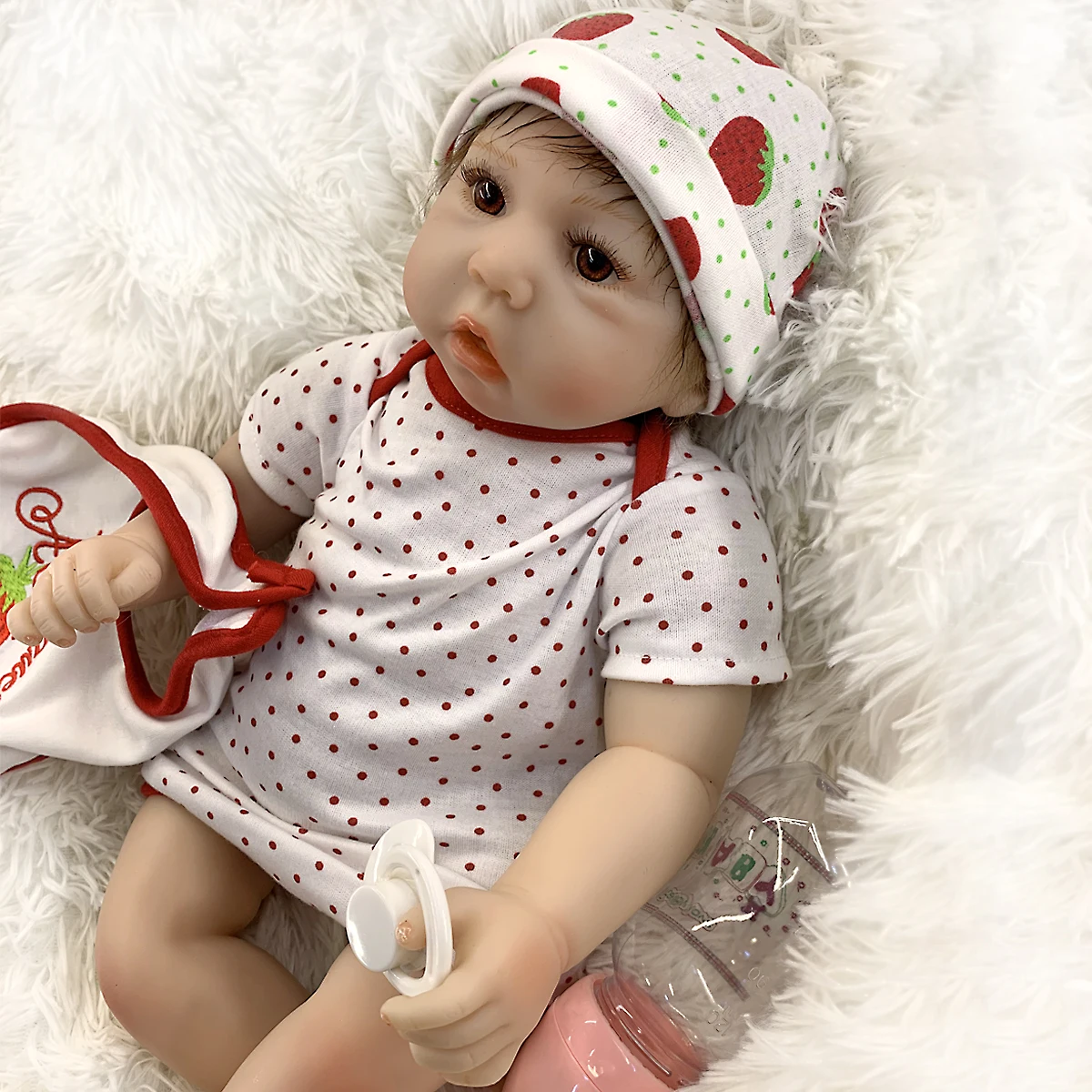 

Saskia 20 Inch Bebe Newborn Doll Handmade Painted Lifelike Reborn Doll реборн девочка bonecas infantil meninas