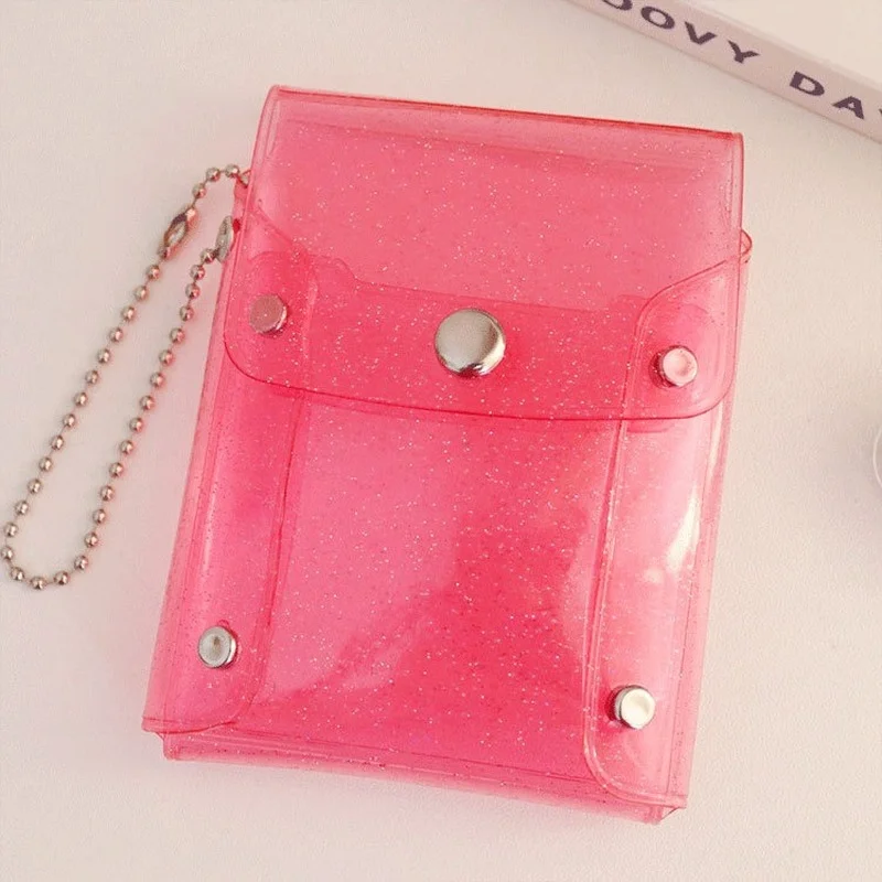 

Fashion Transparent PVC Coin Purse Card Holder Waterproof Business Card Wallet Case Mini Money Change Pouch Girls Coin Purse