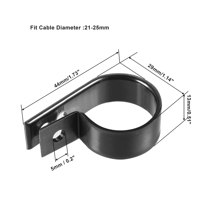 

UXCELL нейлоновые кабельные зажимы R-type