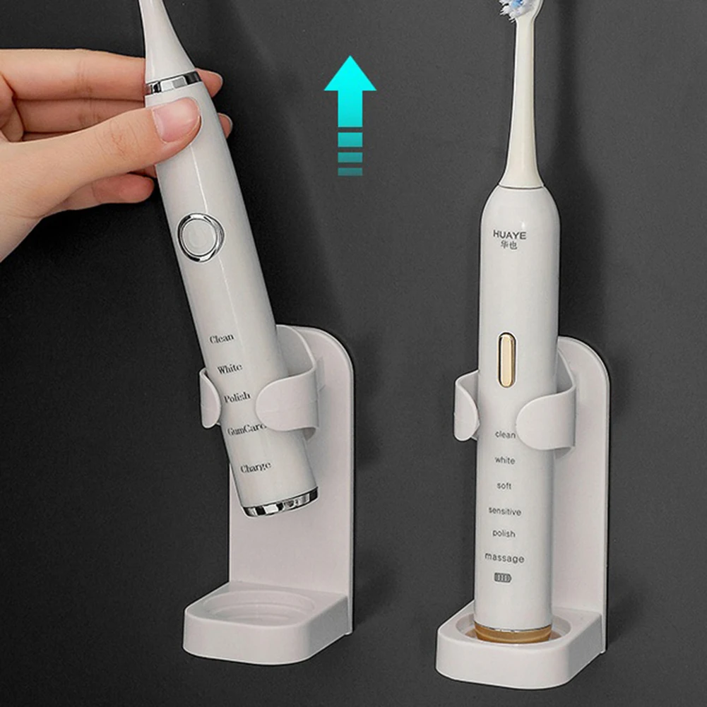 

1pc Toothbrush Holder 5*4.3*10cm Convenient Cleaning Durable Easy To Use Safety And Environmental Wall-Mounted Holder