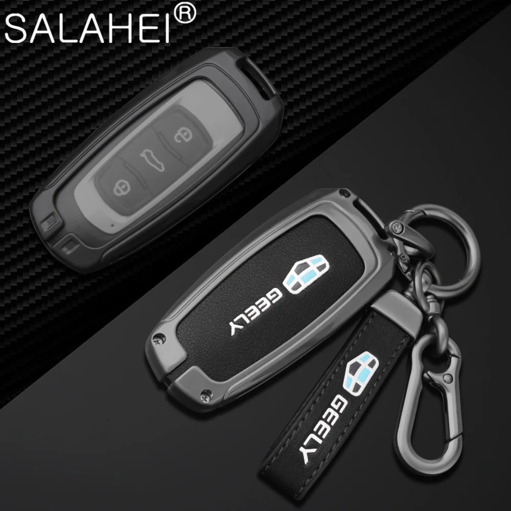 

Car Key Case Cover Shell Holder Protection For Geely Atlas Boyue NL3 EX7 SUV GT GC9 7 EC7 GX7 Emgrand X7 Borui Styling Accessory