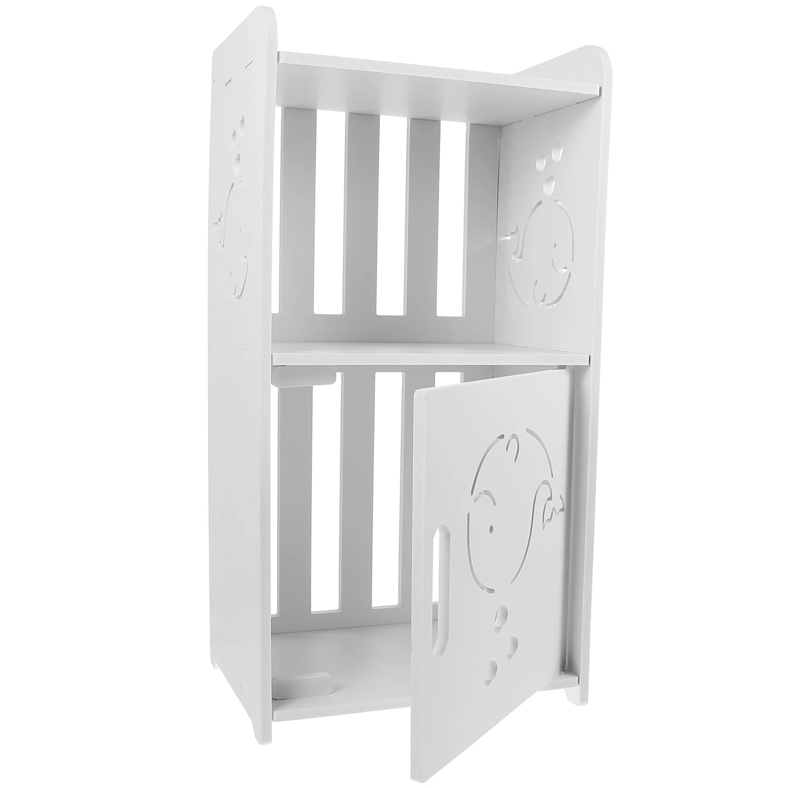 

Living Room Sofa Side Table Bedroom Nightstand Hollow Bedside Table Sofa Side Rack