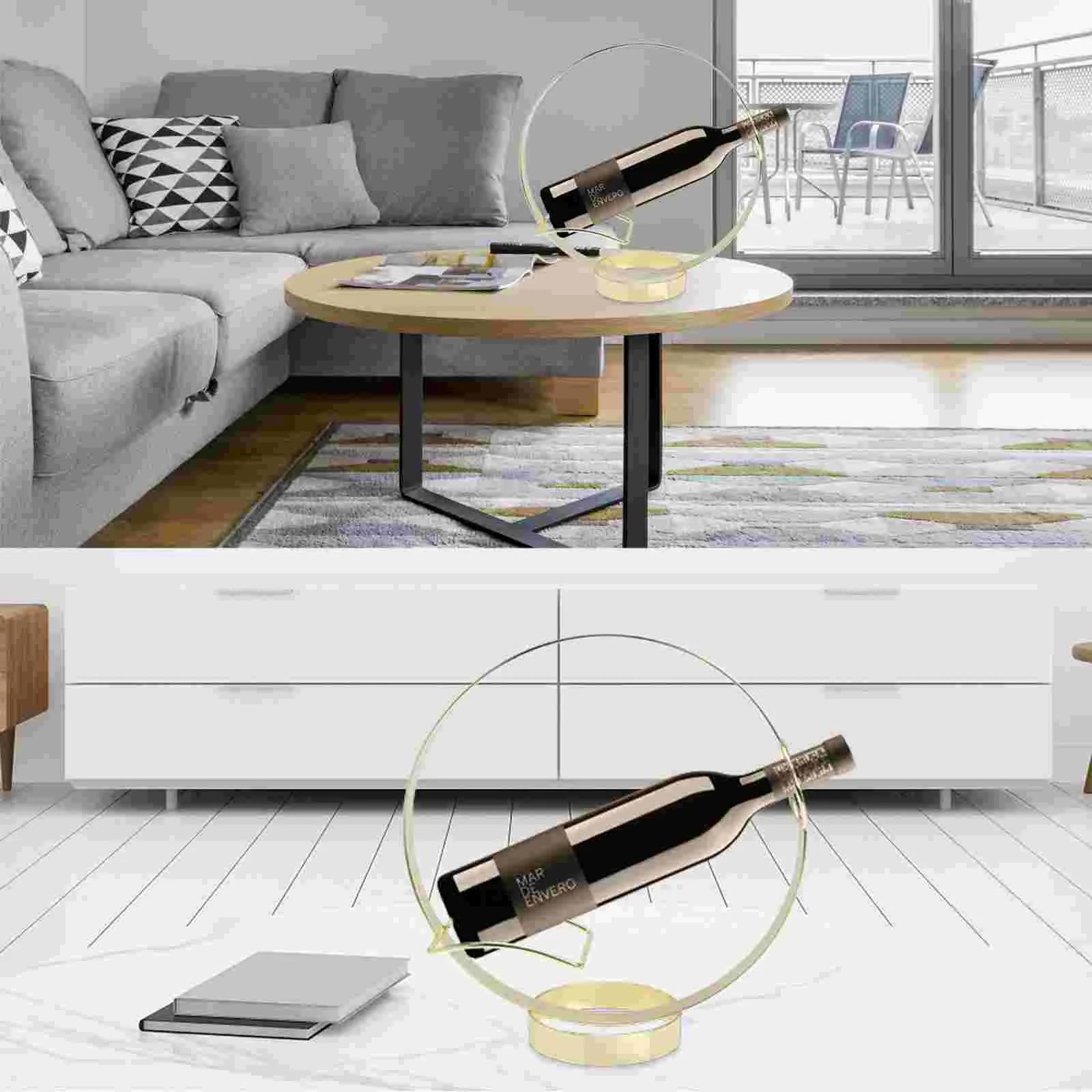 Органайзер для бутылок полки дисплея золотой держатель хранения из нержавеющей