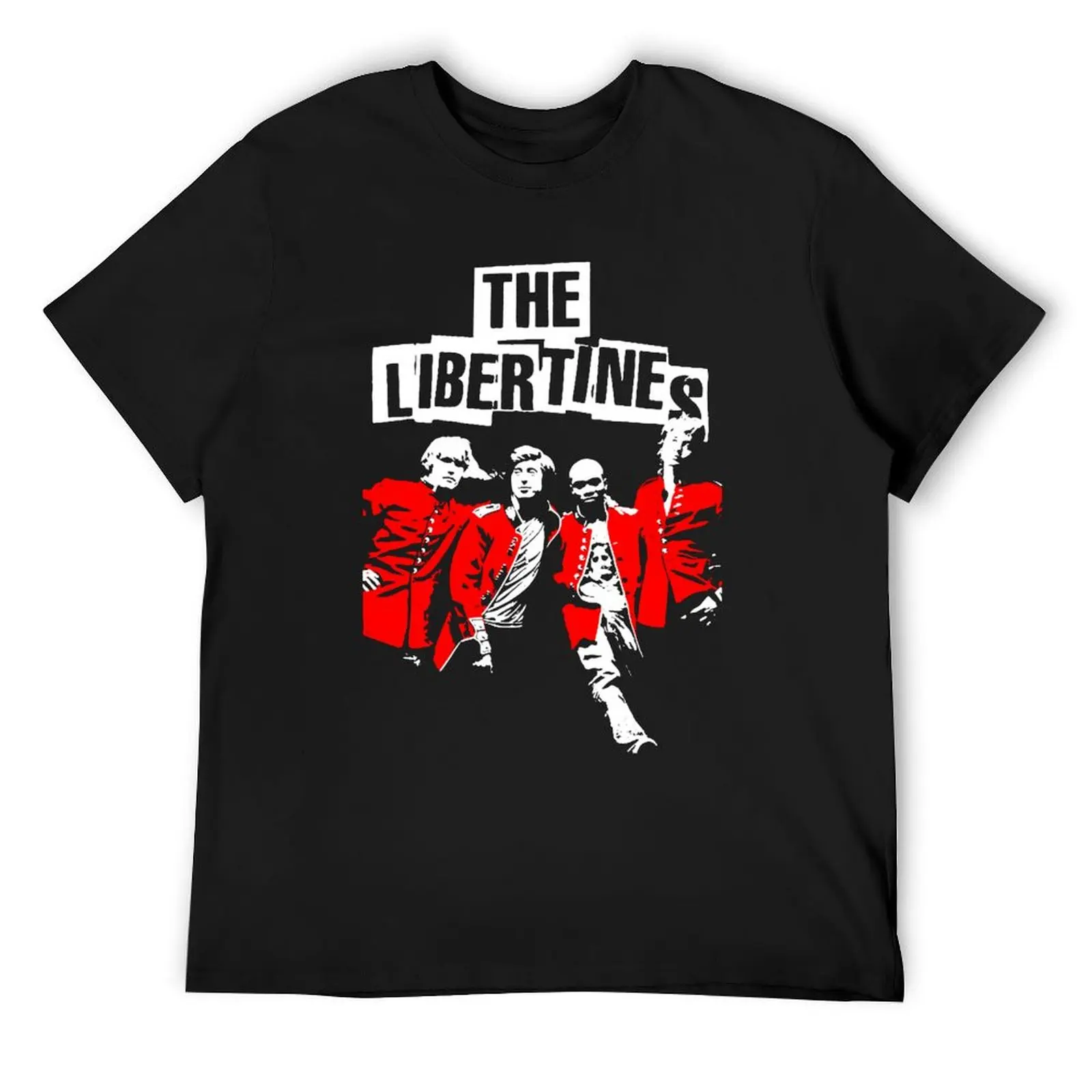 Футболка The Libertines футболки с рисунком топы больших размеров черные наряды для