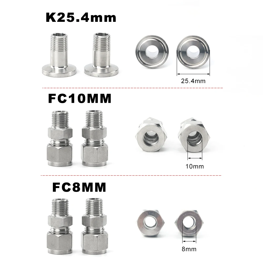 1/4" Normally Open SS 304 Stainless Steel Solenoid Valve 2 Way Oil Acid Pipe Fitting Tube DSJ-M YDF-LOK LOK AC220V DC12V |