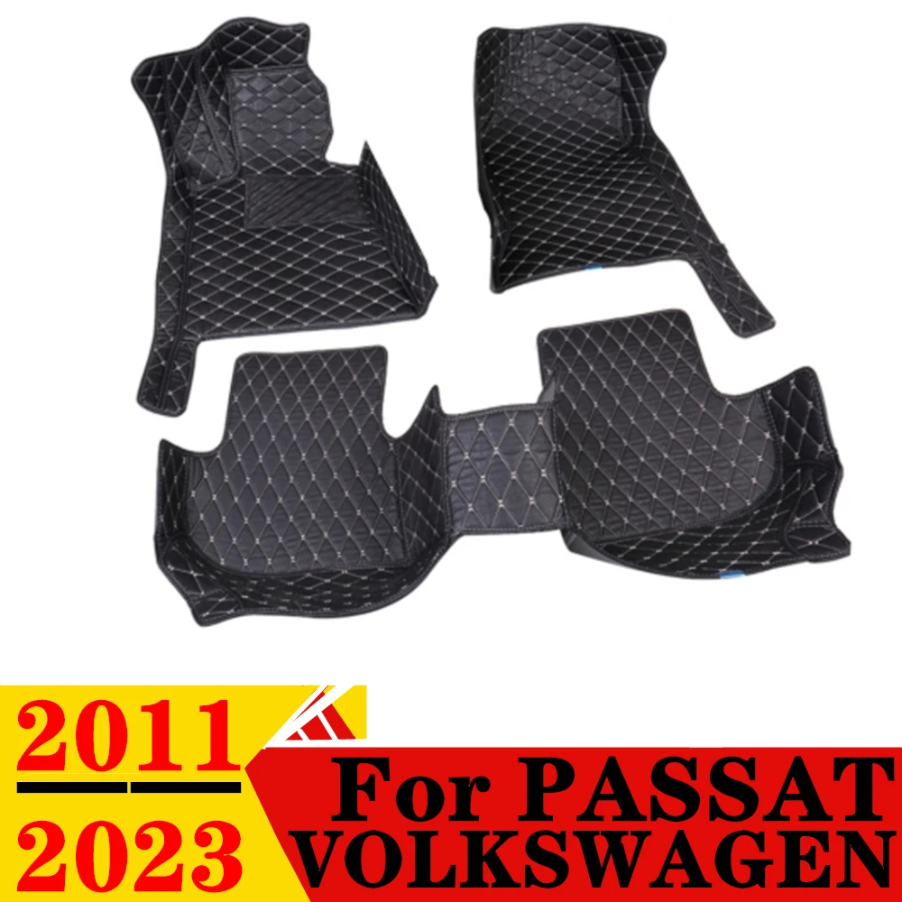 

Car Floor Mats For Volkswagen VW Passat 11-23 Waterproof XPE Leather Custom Fit Front & Rear FloorLiner Cover Auto Parts Carpet