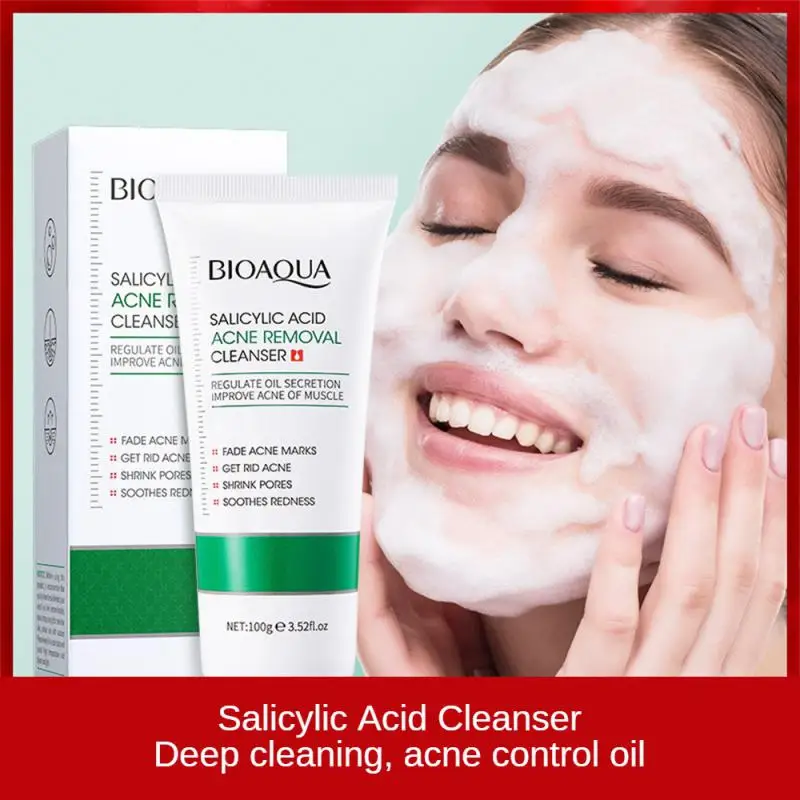 

Face Cleanser Salicylic Acid Acne Removal Daily Use Facial Cleanser Hydrating Gentle Natural Skincare Balances Oily & Dry Skin