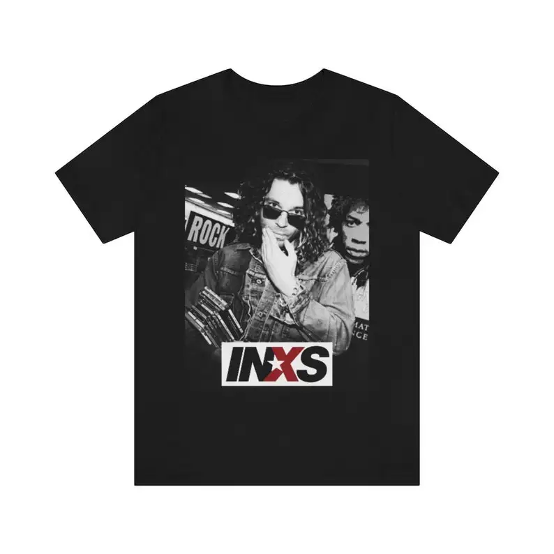 

INXS - Michael Hutchence Aesthetic Premium men T-Shirt Aesthetic Clothing Vintage Music Birthday Gift Minimalist Wear