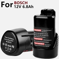 12 v 6800mah li ion replacement battery for bosch bat411 bat411a bat412a 2607336014 2607336864
