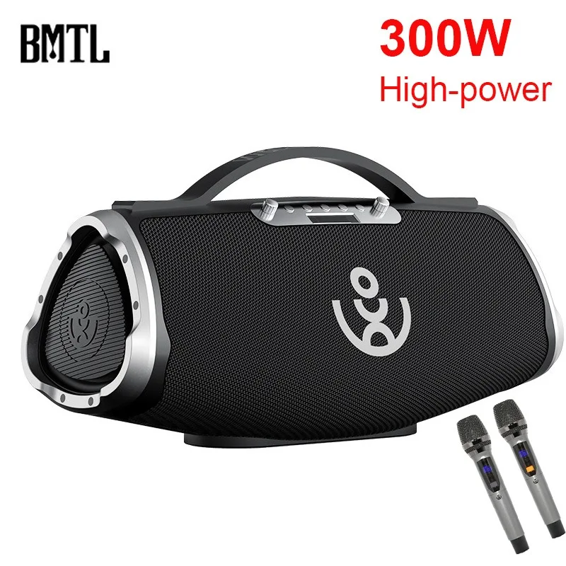 Фото BMTL Wow Max Профессиональный Bluetooth-динамик для вечеринки на открытом воздухе, мощный портативный сабвуфер 300 Вт, Hi-Fi шокирующий бумбокс с тяжелыми басами TWS №1