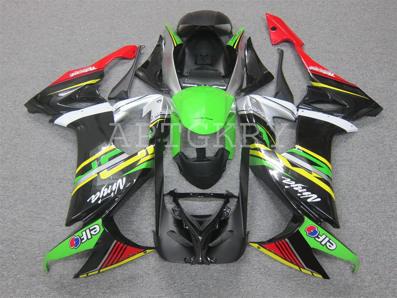 

New ABS Motorcycle Fairings Kit Fit For Kawasaki Ninja ZX10R 2008 2009 2010 08 09 10 ZX-10R Bodywork Set Custom Black Green