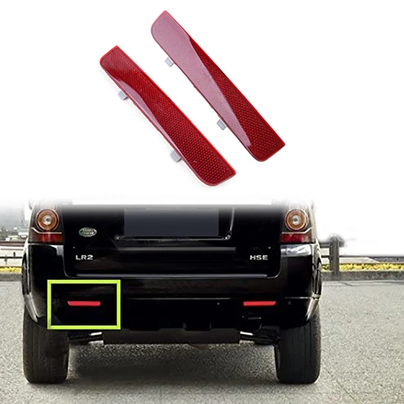 

New1 Pair Rear Bumper Red Reflector for Land Rover Range Rover L322 Freelander Part Number: LR006349 LR006348