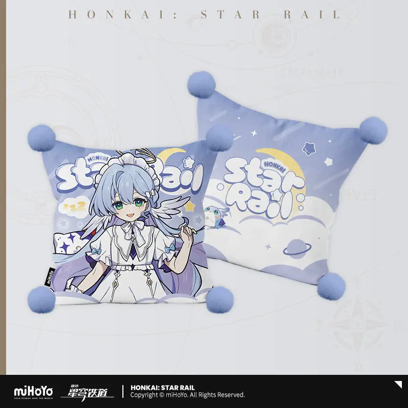 Фото Официальная аниме-подушка-обнимашка MiHoYo Honkai: Star Rail с персонажами Кафкой, Файрфлай, Сильвер Волф, Робин – милый декор и подарок для косплея №5