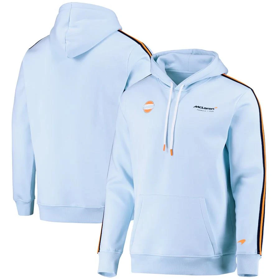 

McLaren Gulf Racing Hoodie - Blue Men's Casual Sweatshirt Formula One Racing Dress Spring and Autumn Top Hoodie 100-5XL