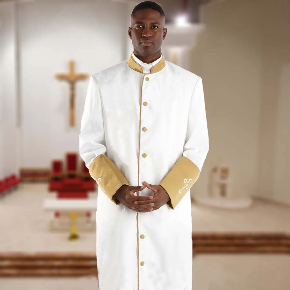 

Блейзер муслиновый мужской с вышивкой и длинным рукавом, средней длины