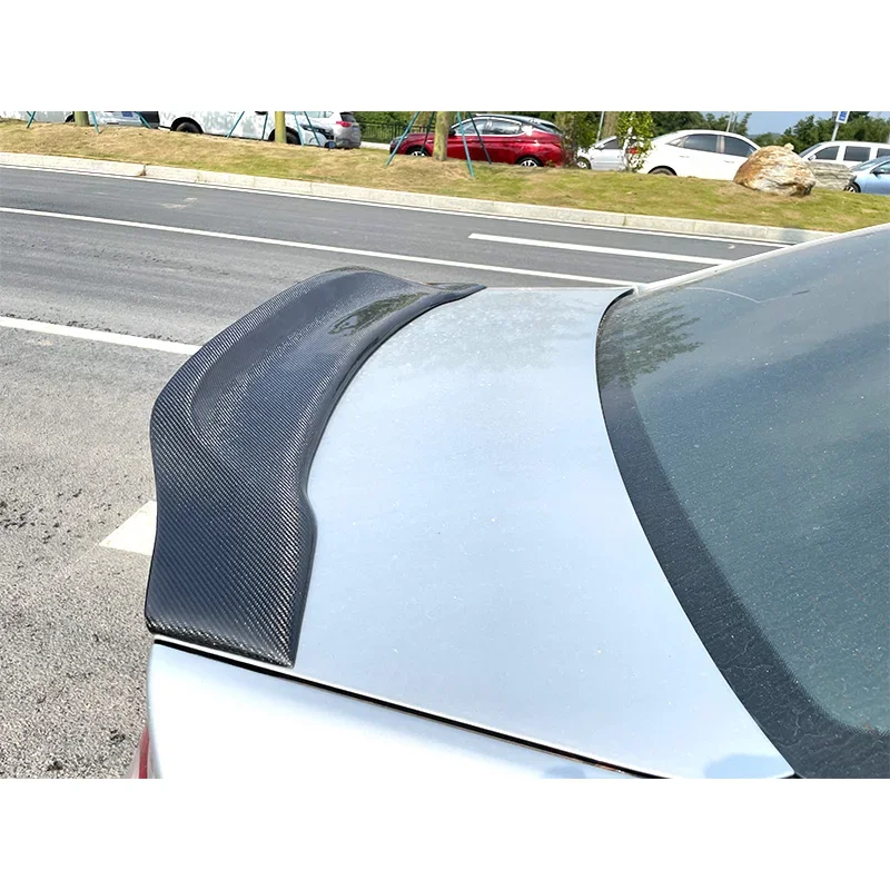 Спойлер для Honda Civic 1998-2002 задний плавник 6-го поколения карбоновое волокно седан 4