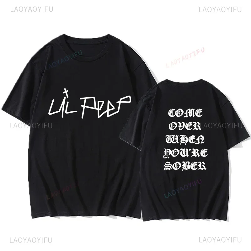 Футболка Lil Peep Come Over When You're Sober Tour Concert Vtg Reprint