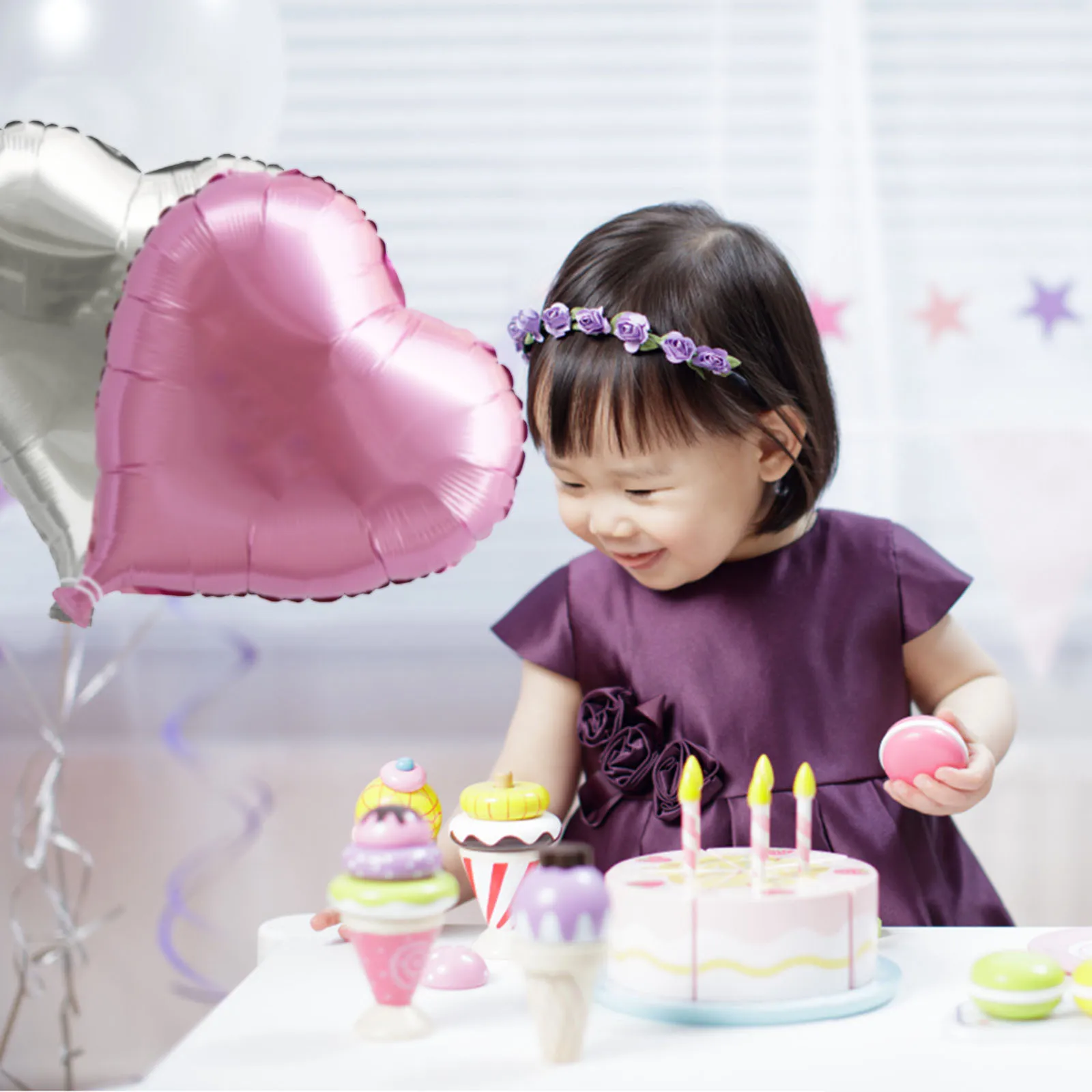 

Набор воздушных шаров в форме сердца из розового золота, 10 дюймов