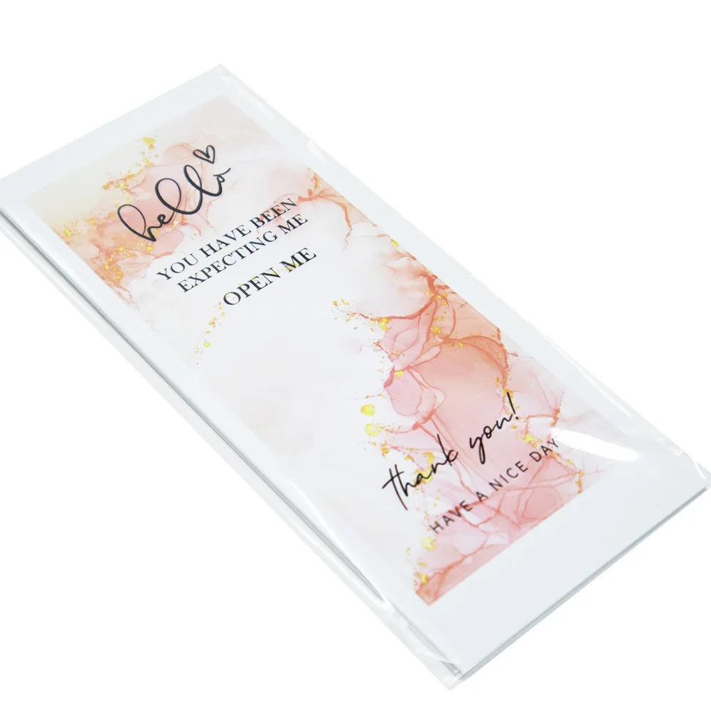 50PCS Rectangle Gift Box Seal Label Thank You Self-adhesive Sticker Waterproof Greeting Tags Bussiness Packages Supplies - купить по