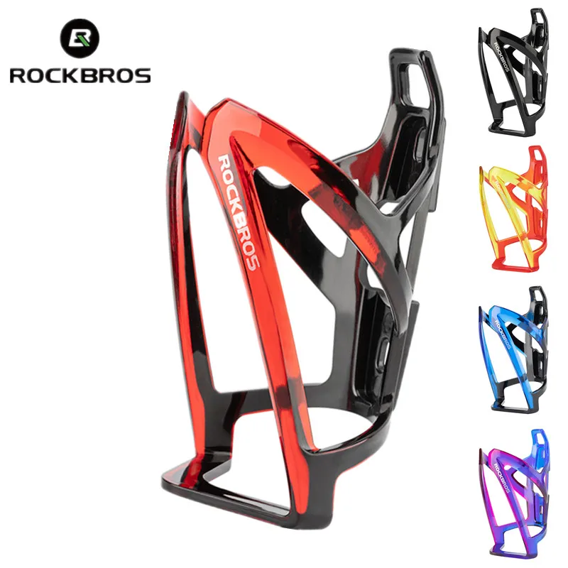 ROCKBROS Bicycle Bottle Cages MTB Road Bicycle Water Bottle Holder Colorful Lightweight Cycling Bottle Bracket Bicycle Accessory
