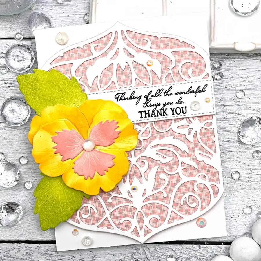 День святого Валентина 3D цветы Братки вырубные штампы для скрапбукинга