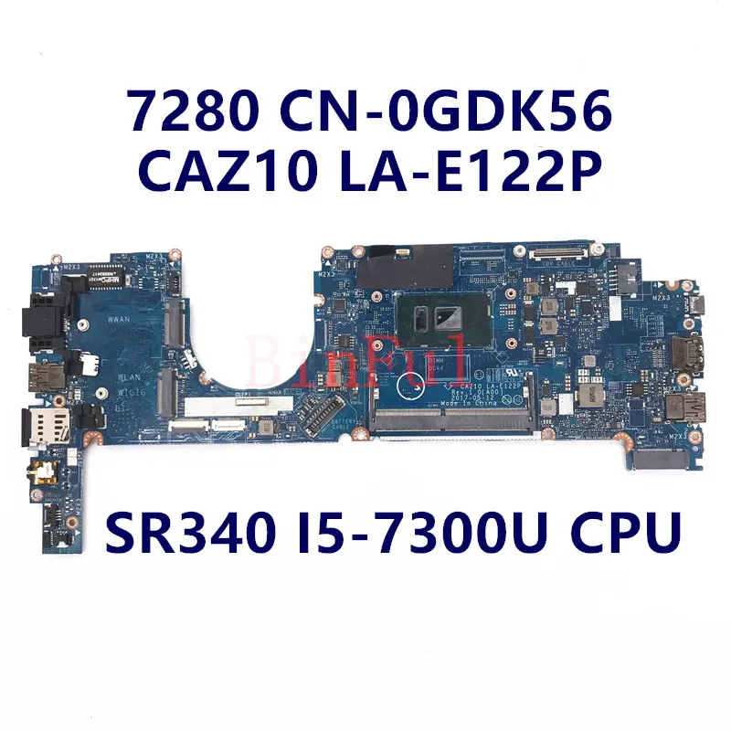 

Оригинальная материнская плата ноутбука 0GDK56 GDK56, материнская плата для Dell Latitude 7280 CAZ10